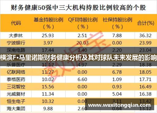 横滨F·马里诺斯财务健康分析及其对球队未来发展的影响
